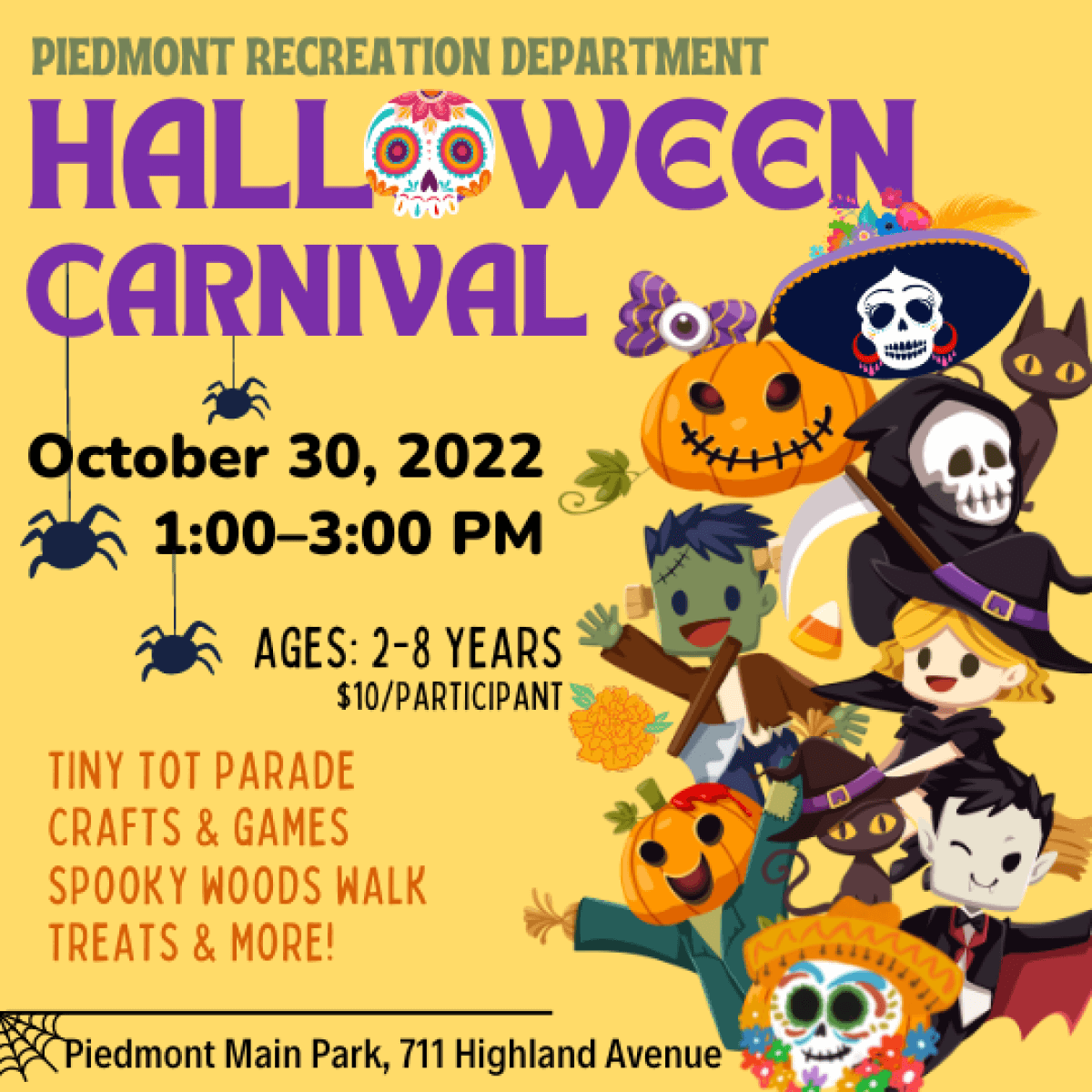 PRD Halloween Tot Parade & Carnival Piedmont Education Foundation